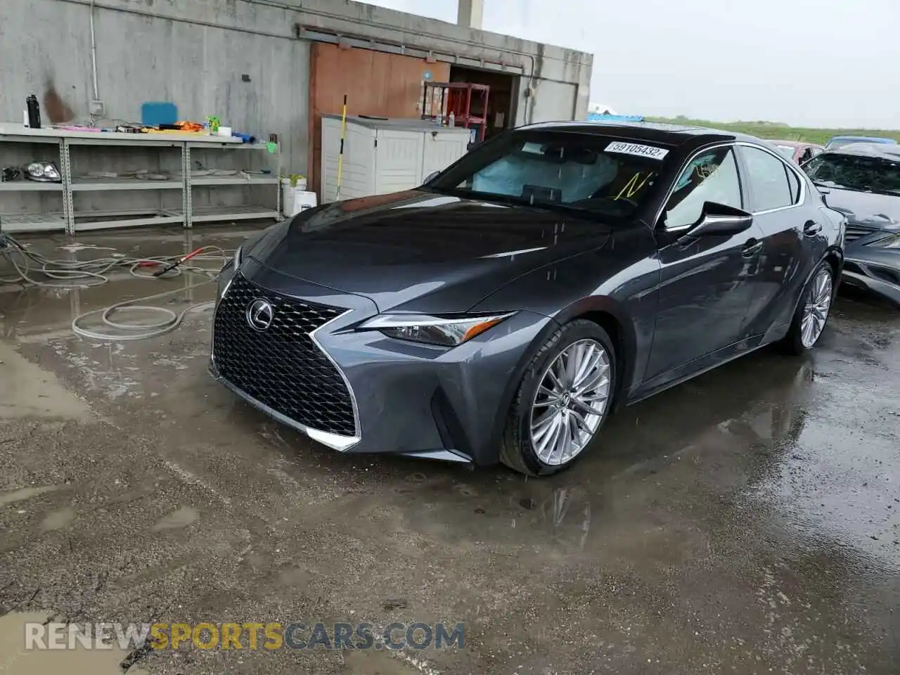 2 Photograph of a damaged car JTHDA1D23N5121159 LEXUS IS 2022