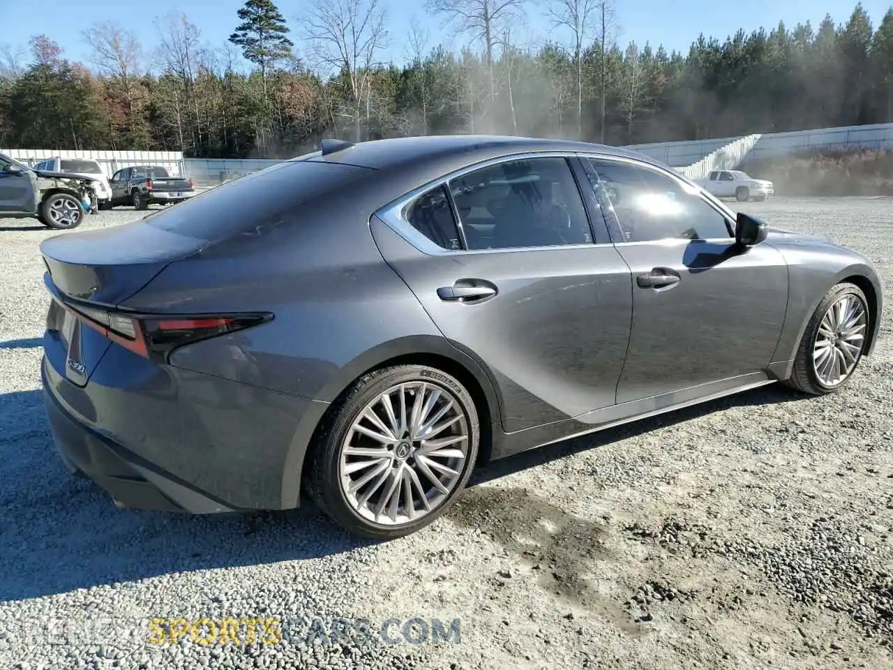 3 Photograph of a damaged car JTHDA1D24N5120621 LEXUS IS 2022