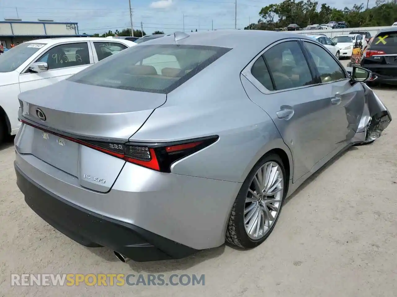 3 Фотография поврежденного автомобиля JTHDA1D25N5119591 LEXUS IS 2022