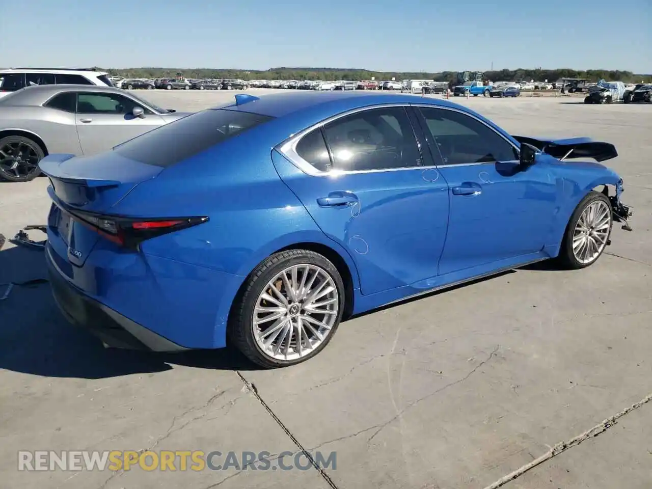 3 Photograph of a damaged car JTHDA1D28N5120959 LEXUS IS 2022