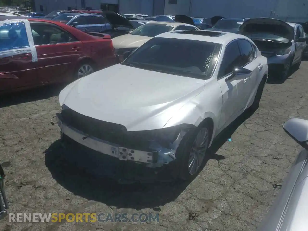 1 Photograph of a damaged car JTHDA1D2XN5119781 LEXUS IS 2022