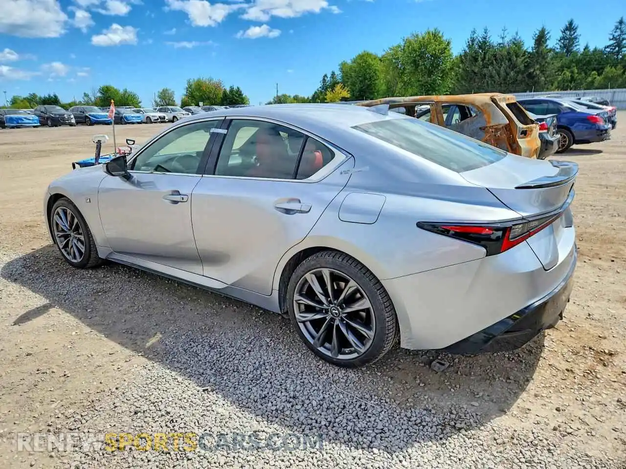 2 Photograph of a damaged car JTHG81F20N5049178 LEXUS IS 2022
