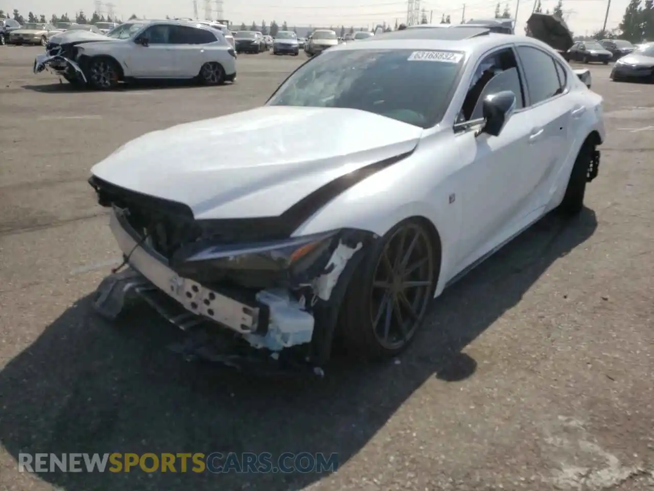 2 Photograph of a damaged car JTHGZ1B21N5051749 LEXUS IS 2022