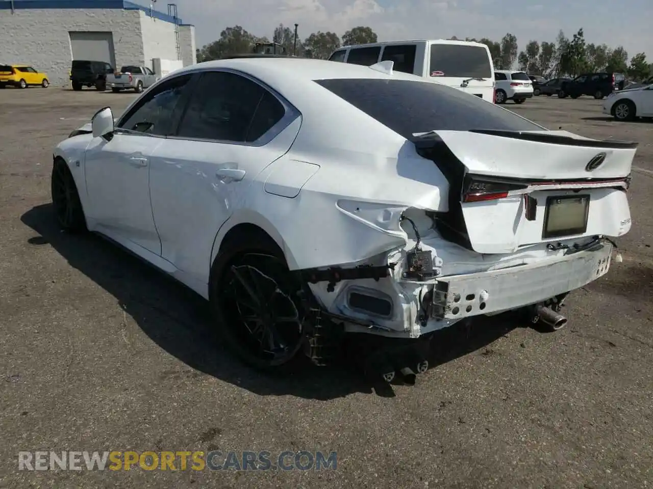 3 Photograph of a damaged car JTHGZ1B21N5051749 LEXUS IS 2022