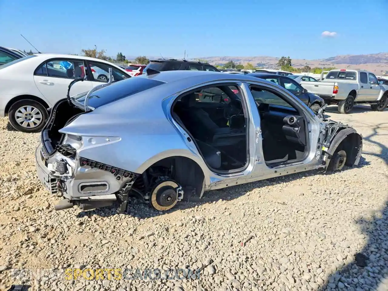 3 Photograph of a damaged car JTHGZ1B22N5056202 LEXUS IS 2022