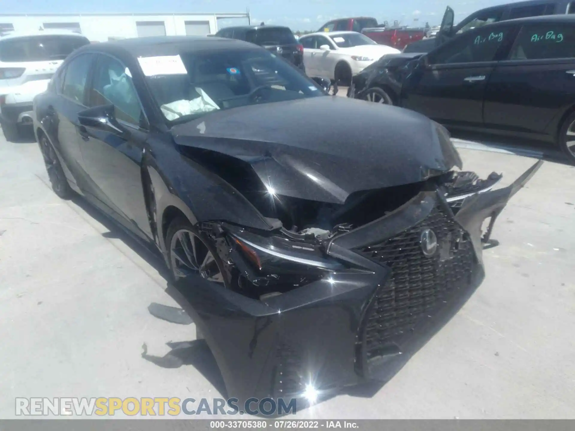 1 Photograph of a damaged car JTHGZ1B25N5050409 LEXUS IS 2022
