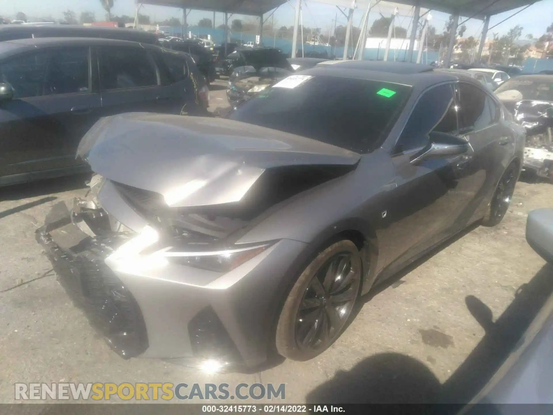 2 Photograph of a damaged car JTHGZ1B26N5049236 LEXUS IS 2022
