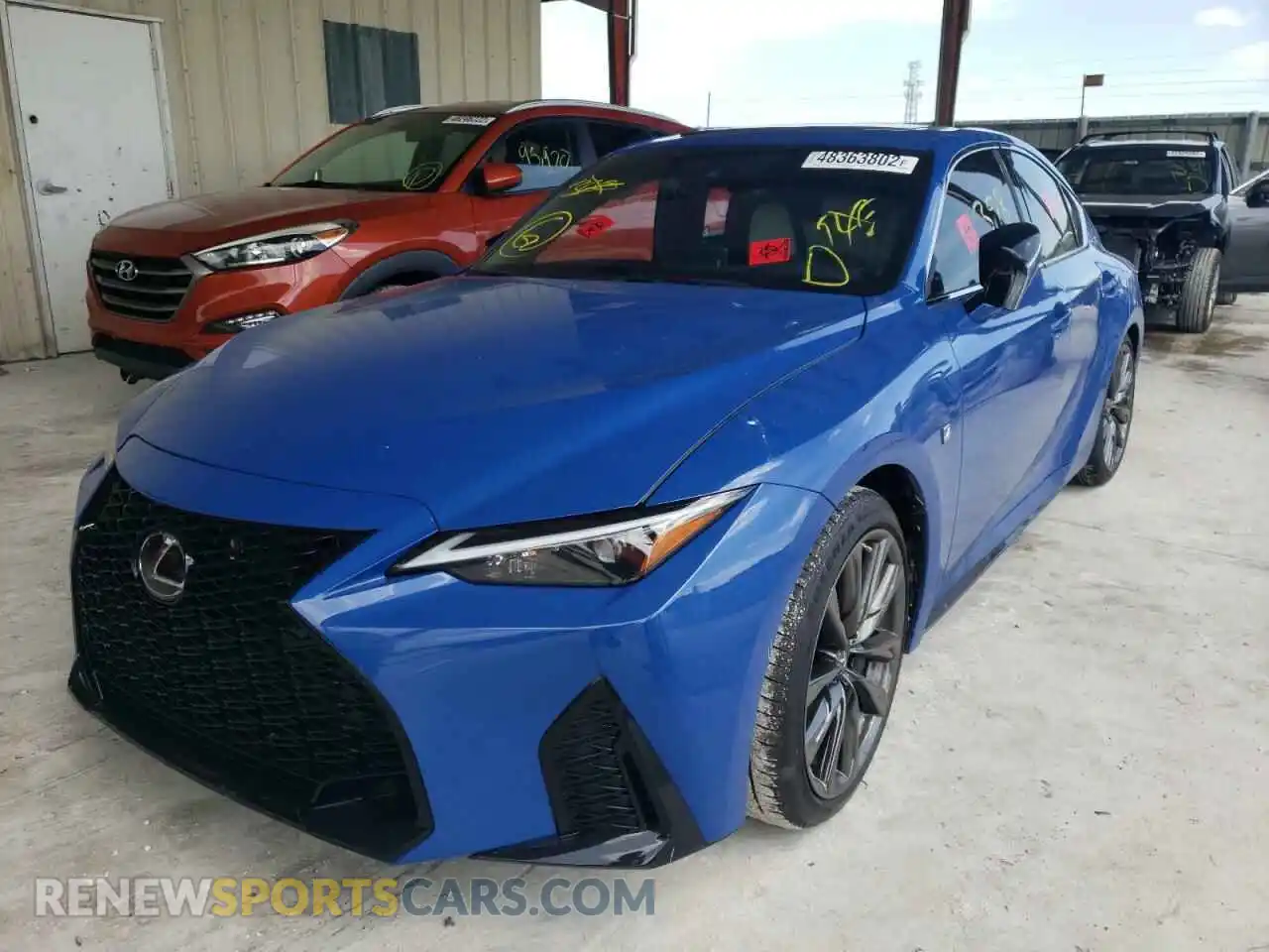 2 Photograph of a damaged car JTHGZ1B28N5053854 LEXUS IS 2022