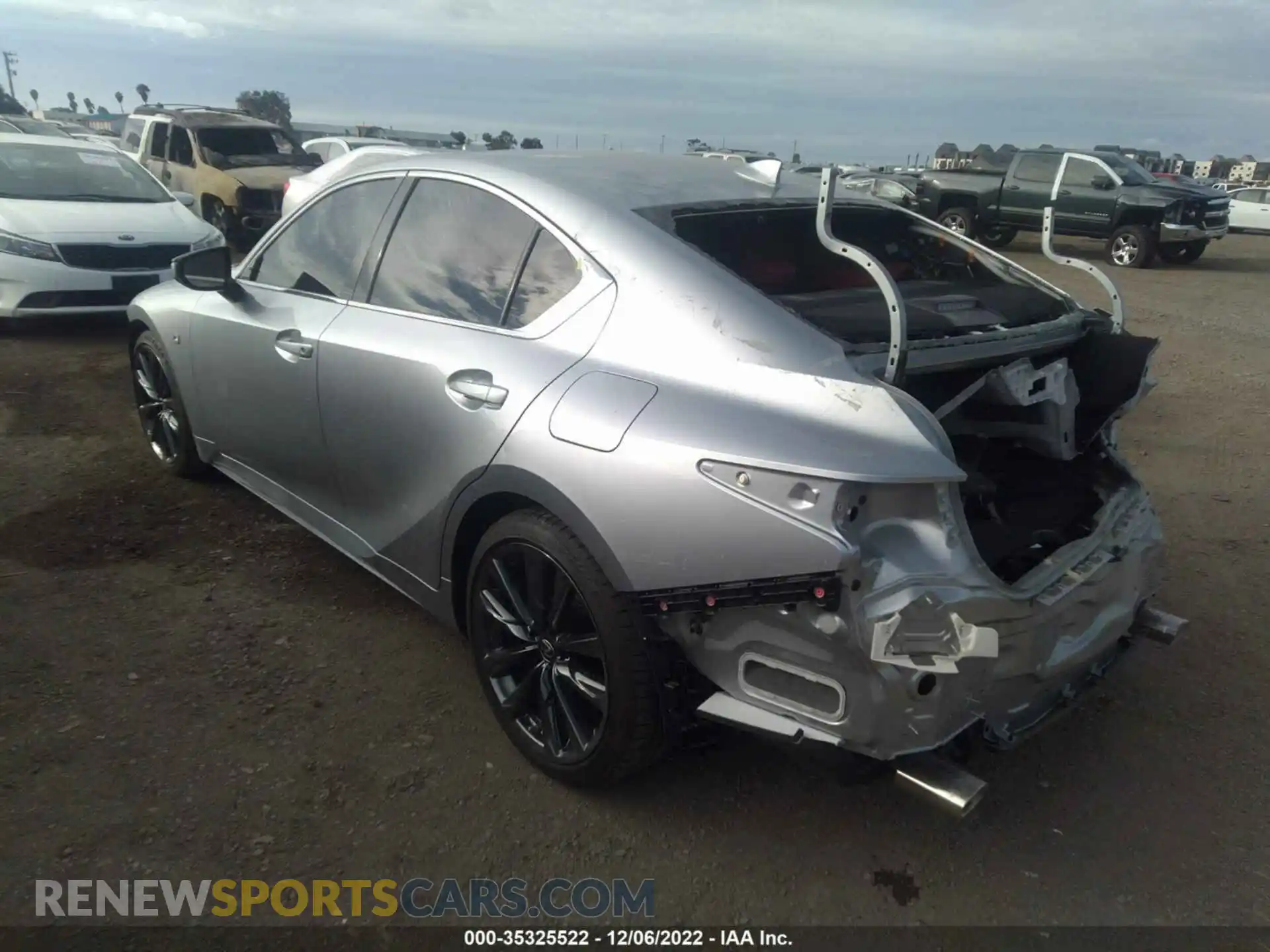 3 Photograph of a damaged car JTHGZ1B28N5054700 LEXUS IS 2022