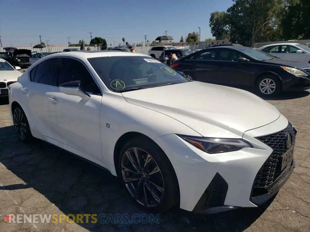 1 Photograph of a damaged car JTHGZ1B2XN5048932 LEXUS IS 2022