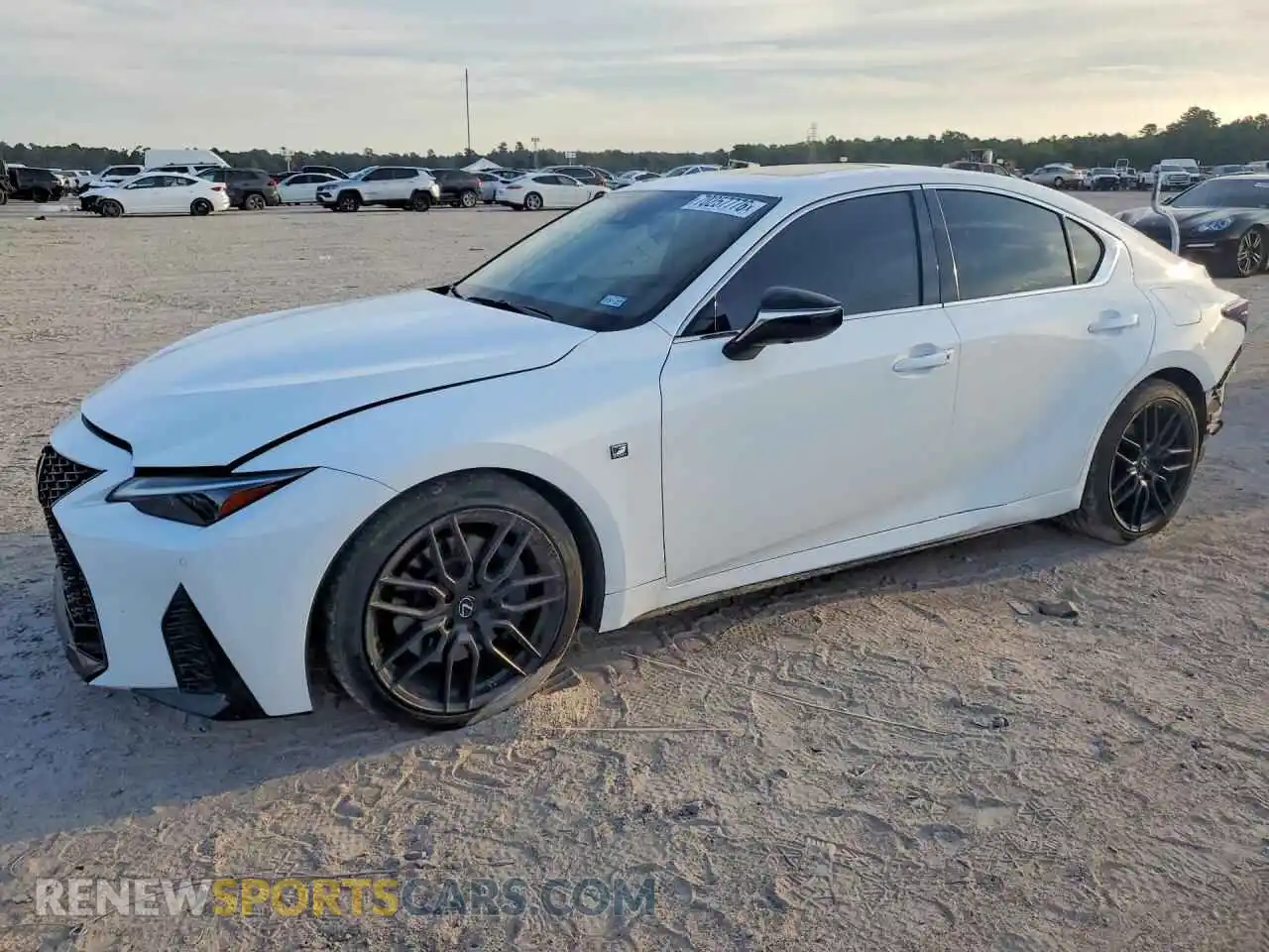 1 Photograph of a damaged car JTHSZ1B21N5053009 LEXUS IS 2022