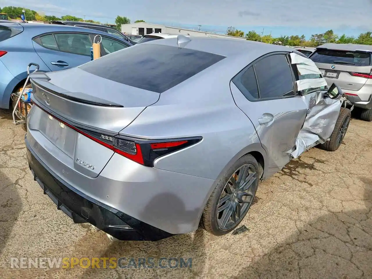 3 Photograph of a damaged car JTHAP1D22P5004869 LEXUS IS 2023