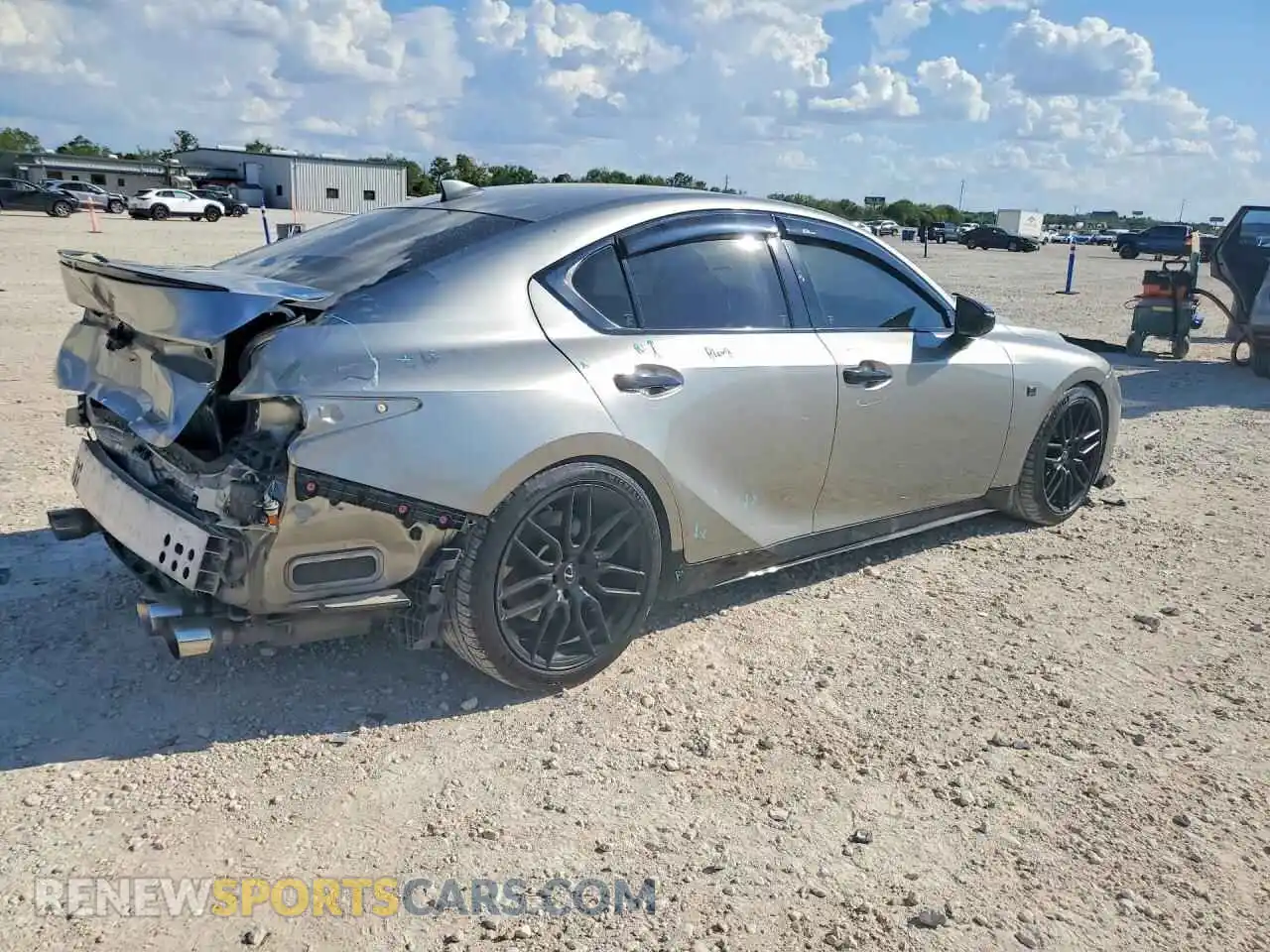 3 Photograph of a damaged car JTHAP1D23P5002208 LEXUS IS 2023