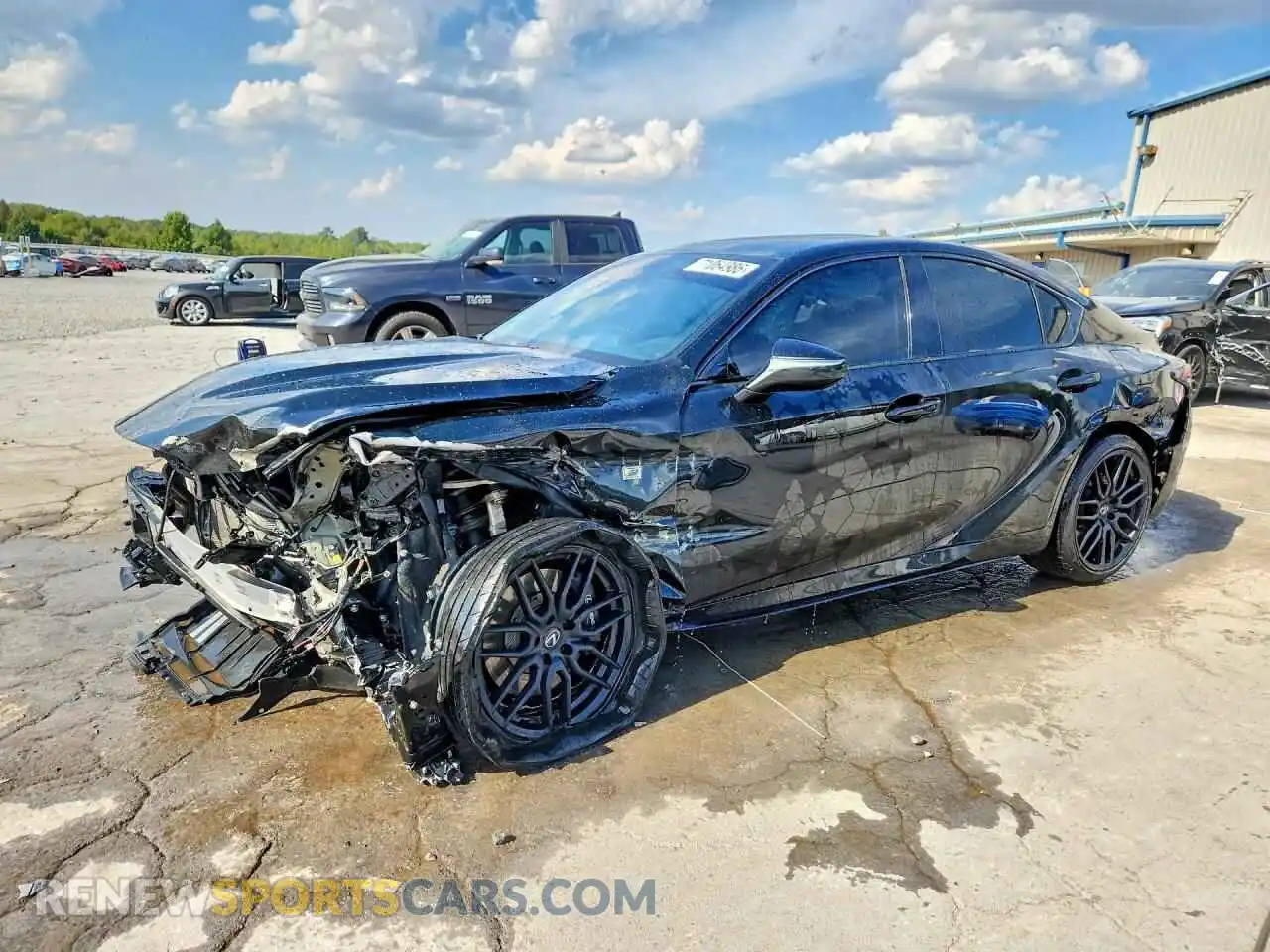 1 Photograph of a damaged car JTHAP1D23P5003780 LEXUS IS 2023