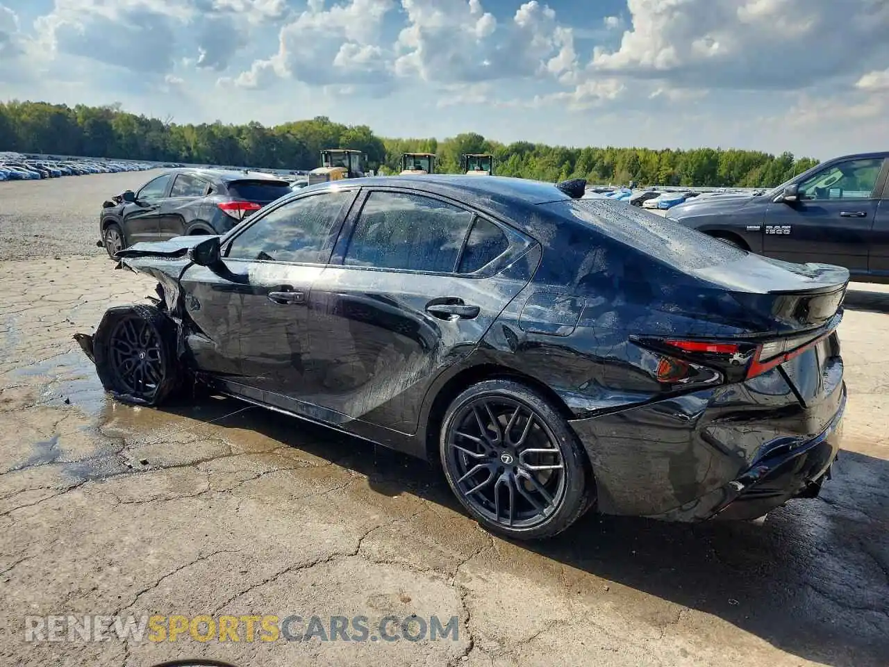 2 Photograph of a damaged car JTHAP1D23P5003780 LEXUS IS 2023