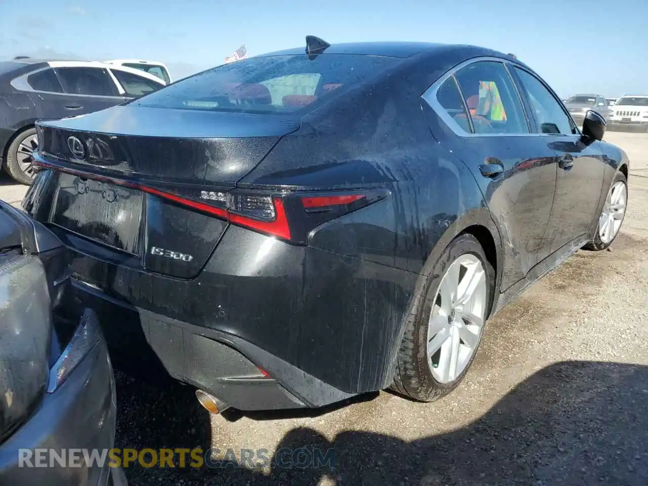 3 Photograph of a damaged car JTHCA1D21P5124608 LEXUS IS 2023