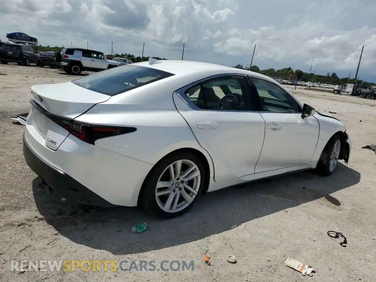 3 Photograph of a damaged car JTHCA1D24P5127518 LEXUS IS 2023