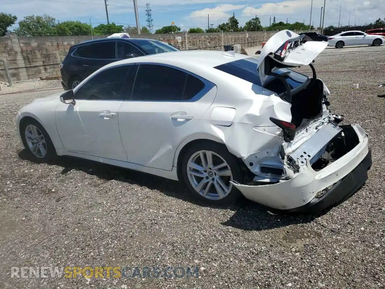 2 Photograph of a damaged car JTHCA1D25P5124322 LEXUS IS 2023