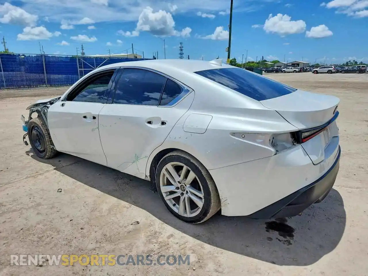 2 Photograph of a damaged car JTHCA1D25P5125292 LEXUS IS 2023
