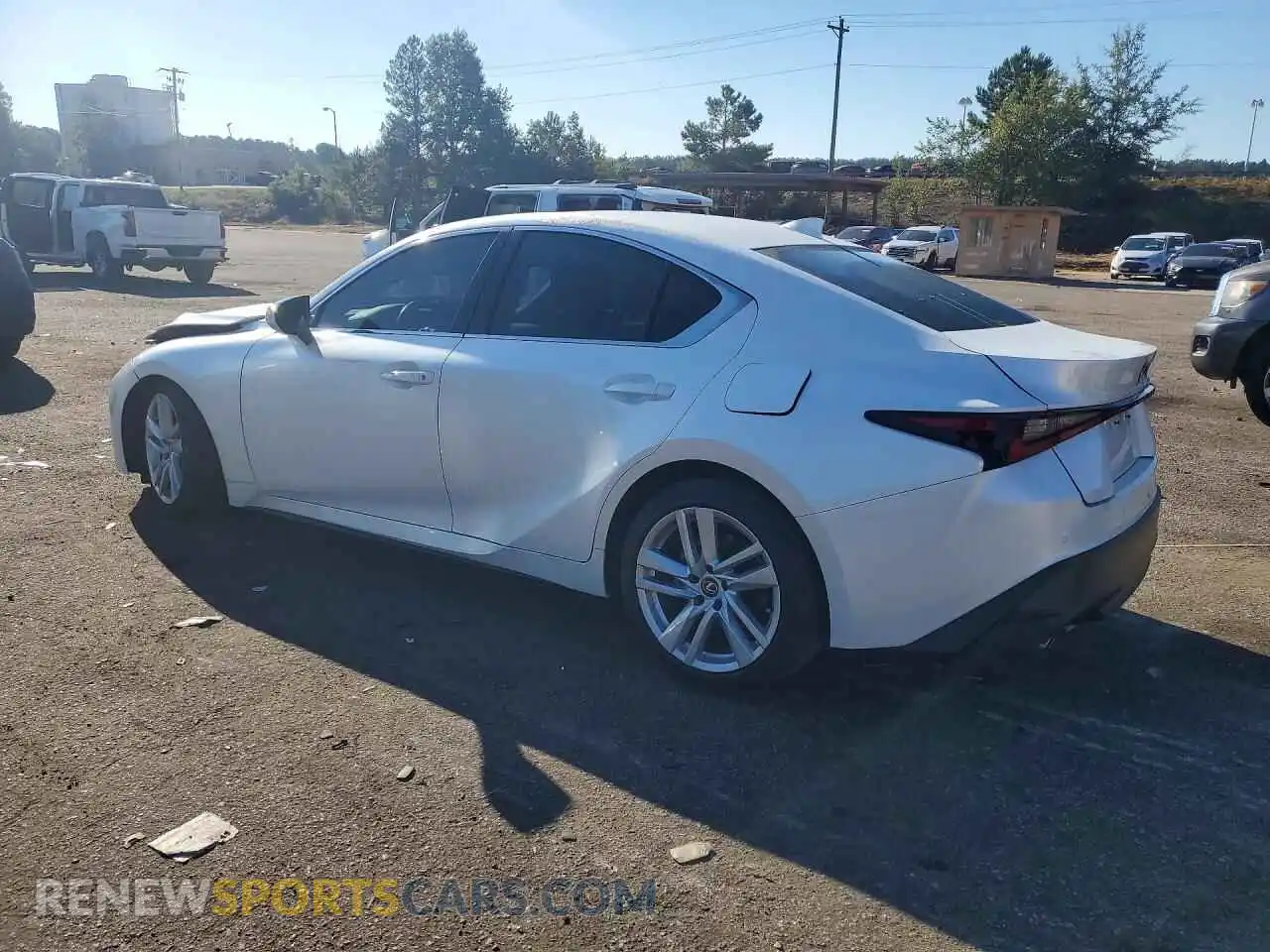 2 Photograph of a damaged car JTHCA1D25P5126376 LEXUS IS 2023