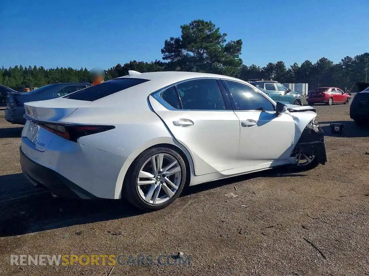 3 Photograph of a damaged car JTHCA1D25P5126376 LEXUS IS 2023