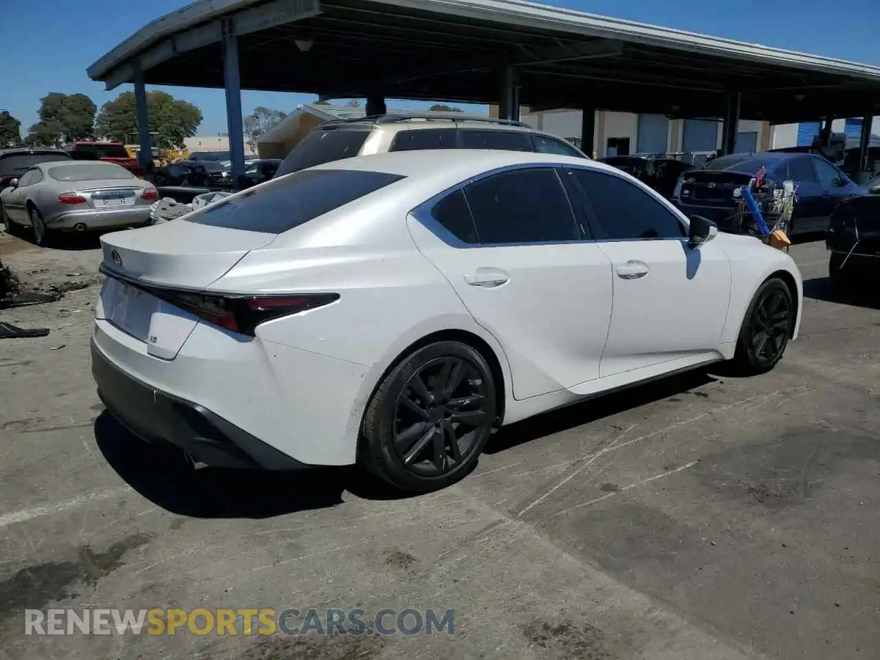 3 Photograph of a damaged car JTHCA1D26P5124099 LEXUS IS 2023