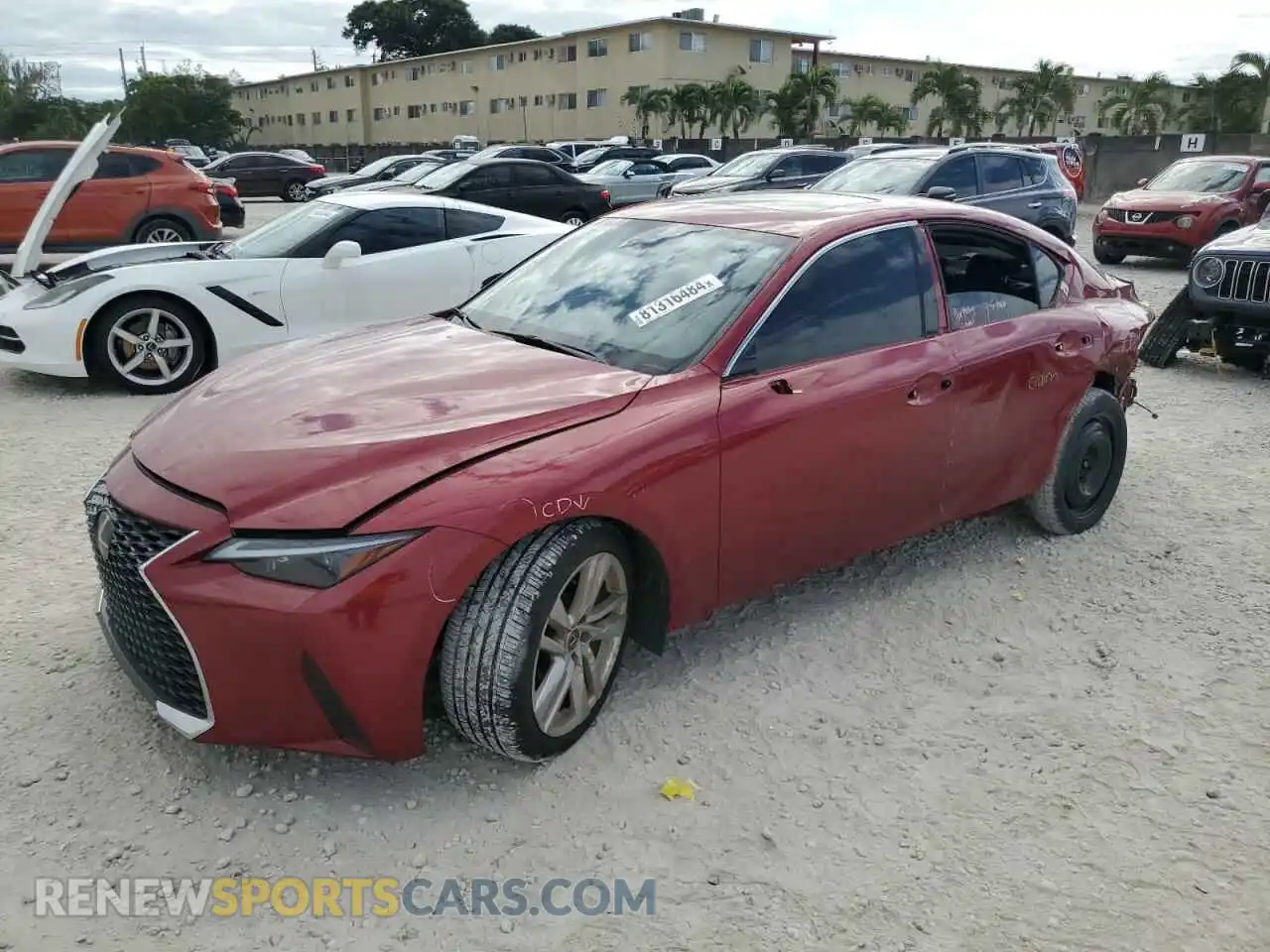 1 fotografías del automóvil dañado JTHCA1D29P5127529 LEXUS IS 2023