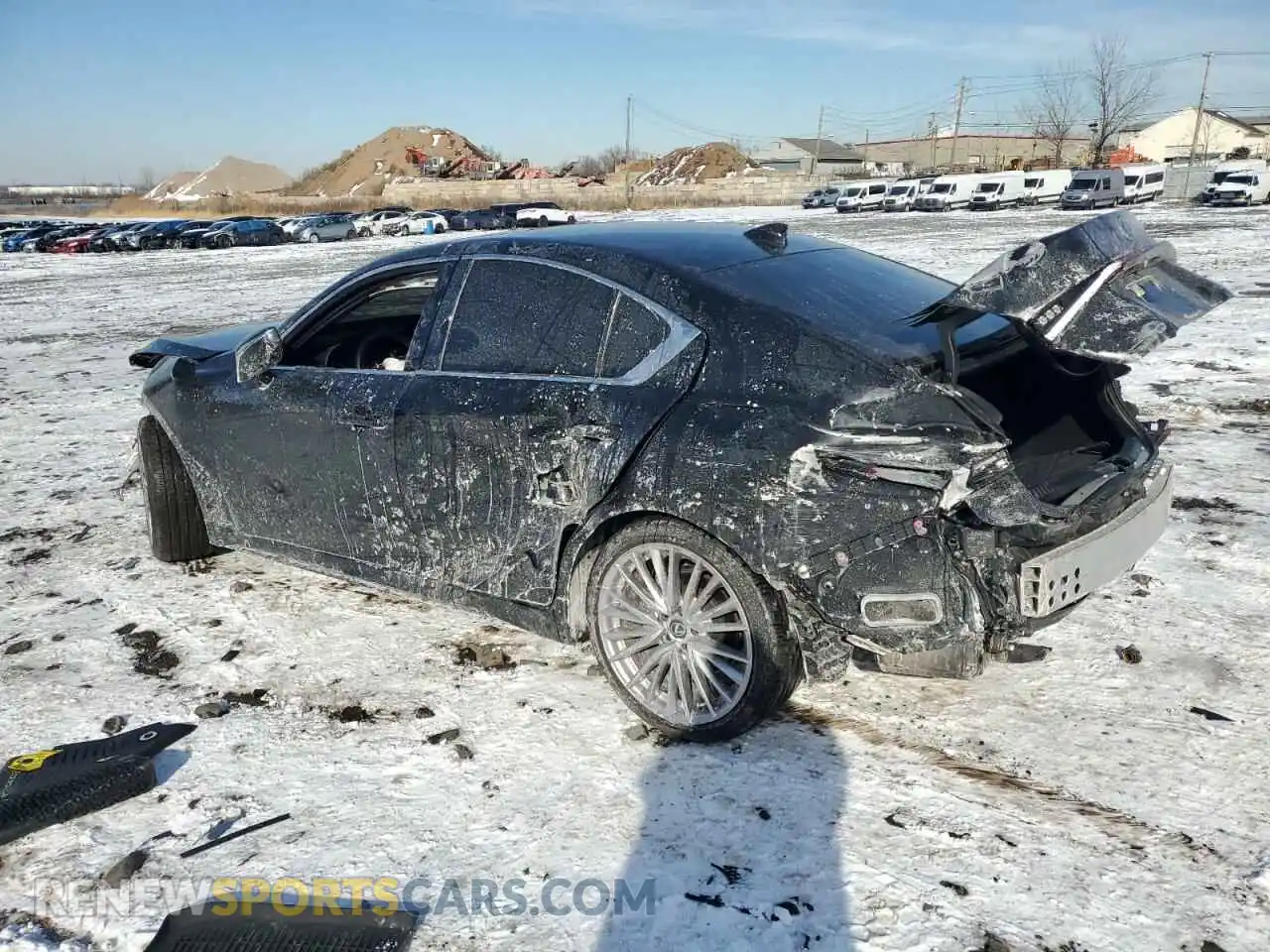 2 Photograph of a damaged car JTHD81F22P5050368 LEXUS IS 2023