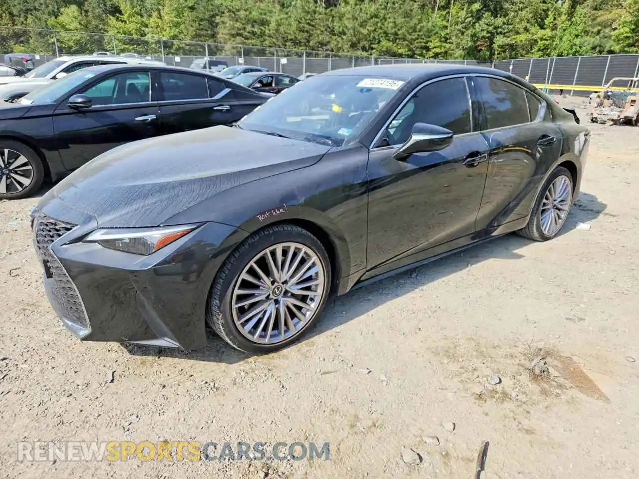 1 Photograph of a damaged car JTHD81F23P5050783 LEXUS IS 2023