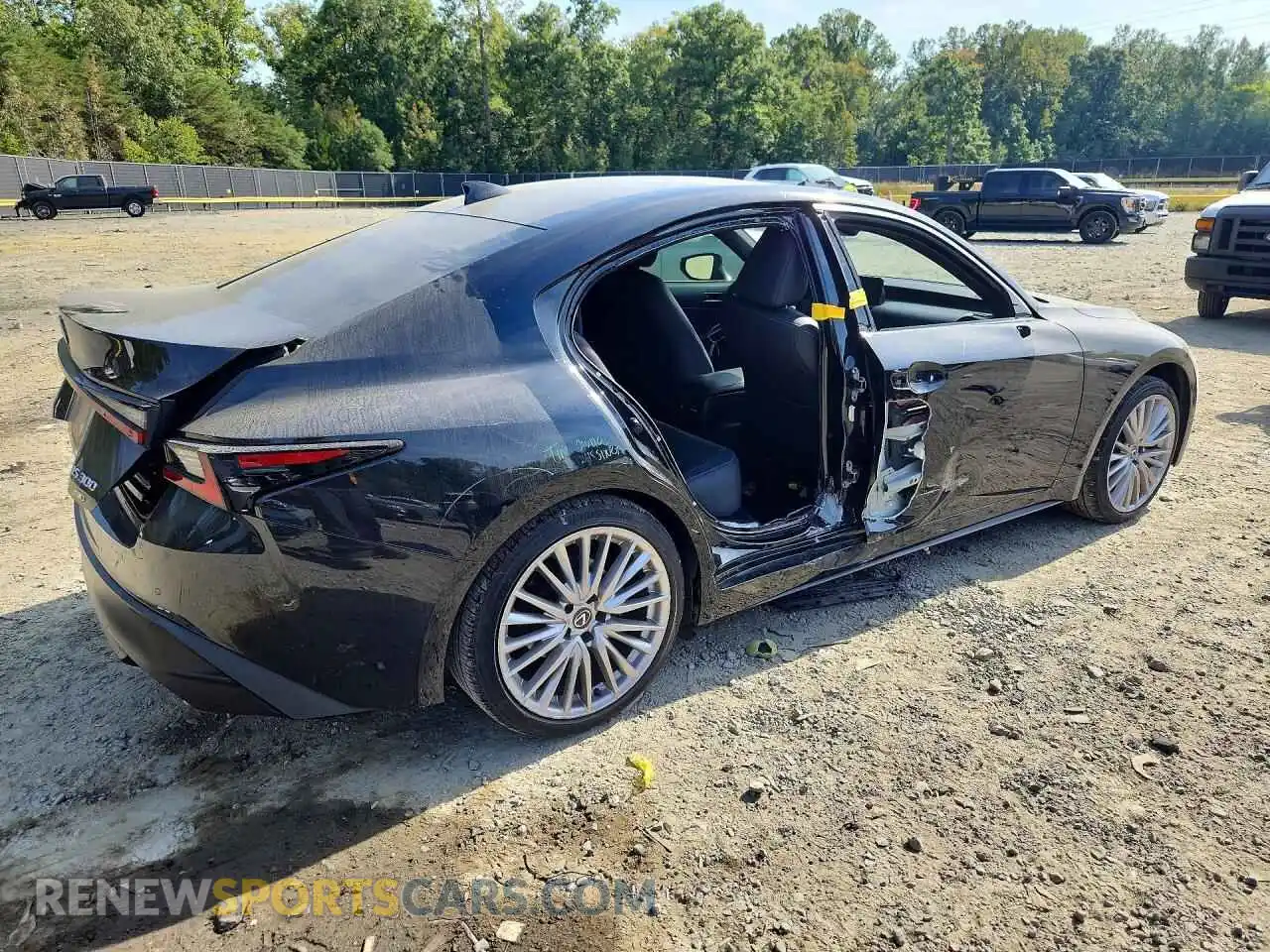 3 Photograph of a damaged car JTHD81F23P5050783 LEXUS IS 2023