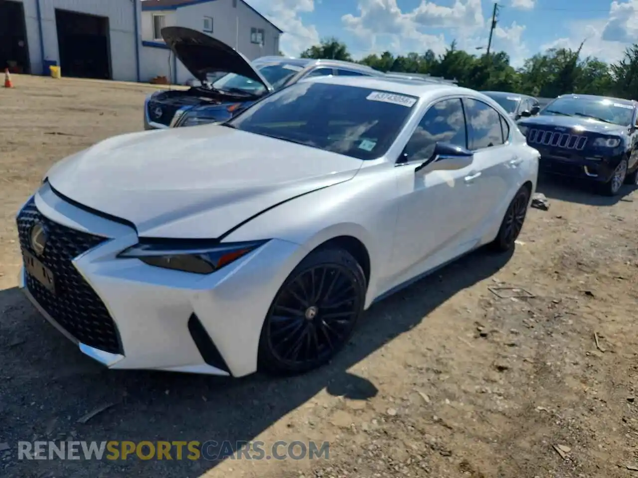 1 Photograph of a damaged car JTHD81F28P5051363 LEXUS IS 2023