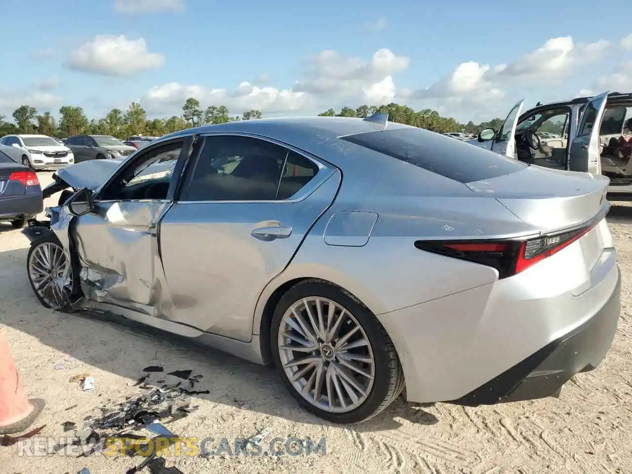 2 Photograph of a damaged car JTHDA1D23P5123769 LEXUS IS 2023