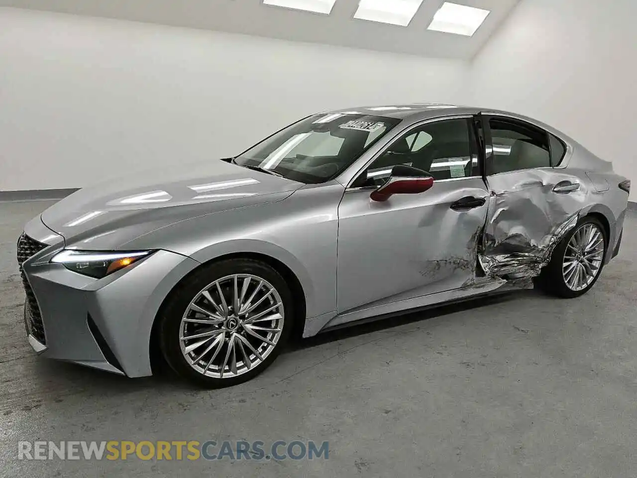 1 Photograph of a damaged car JTHDA1D23P5127420 LEXUS IS 2023