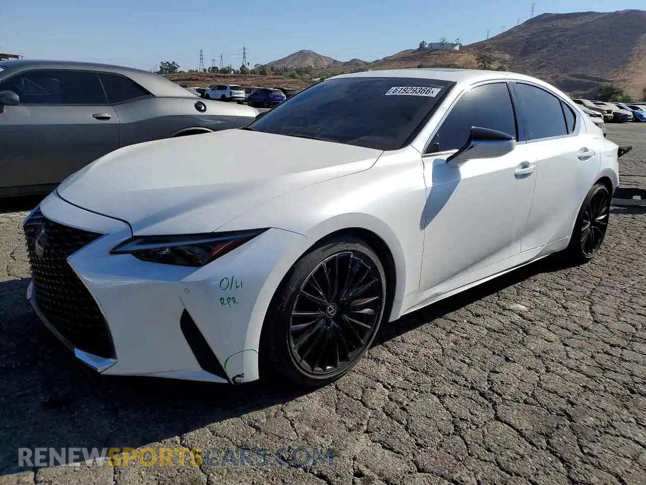 1 Photograph of a damaged car JTHDA1D27P5123564 LEXUS IS 2023