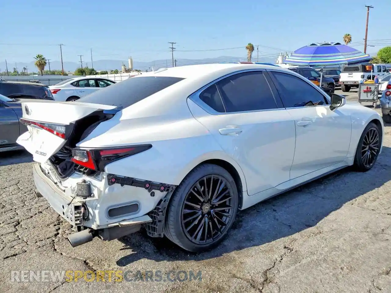 3 Photograph of a damaged car JTHDA1D27P5123564 LEXUS IS 2023