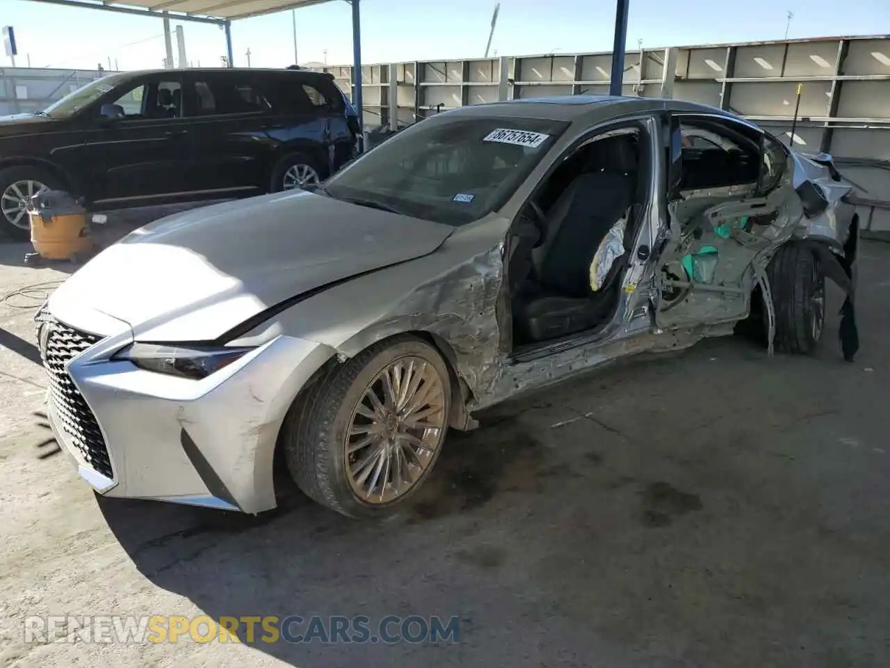 1 Photograph of a damaged car JTHDA1D2XP5125681 LEXUS IS 2023