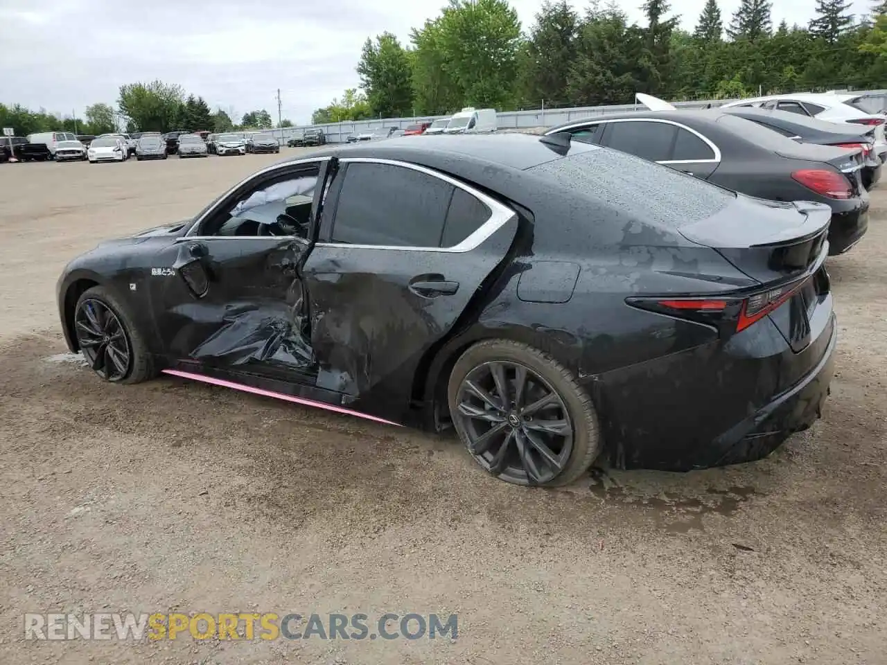 2 Photograph of a damaged car JTHG81F23P5052529 LEXUS IS 2023