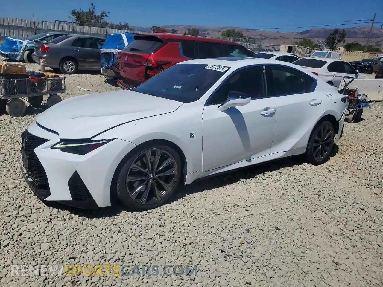 1 fotografías del automóvil dañado JTHGZ1B23P5066823 LEXUS IS 2023
