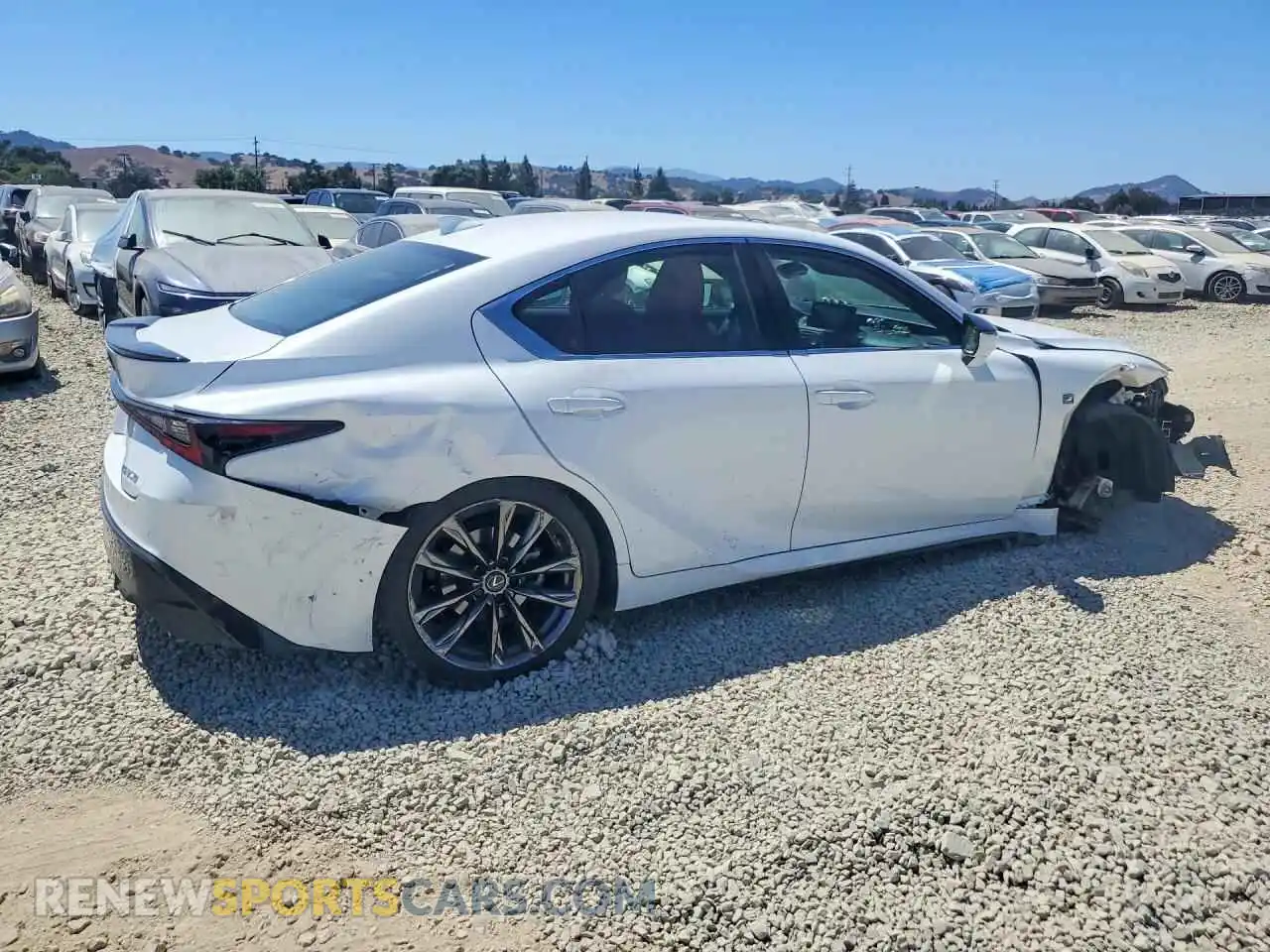 3 fotografías del automóvil dañado JTHGZ1B23P5066823 LEXUS IS 2023