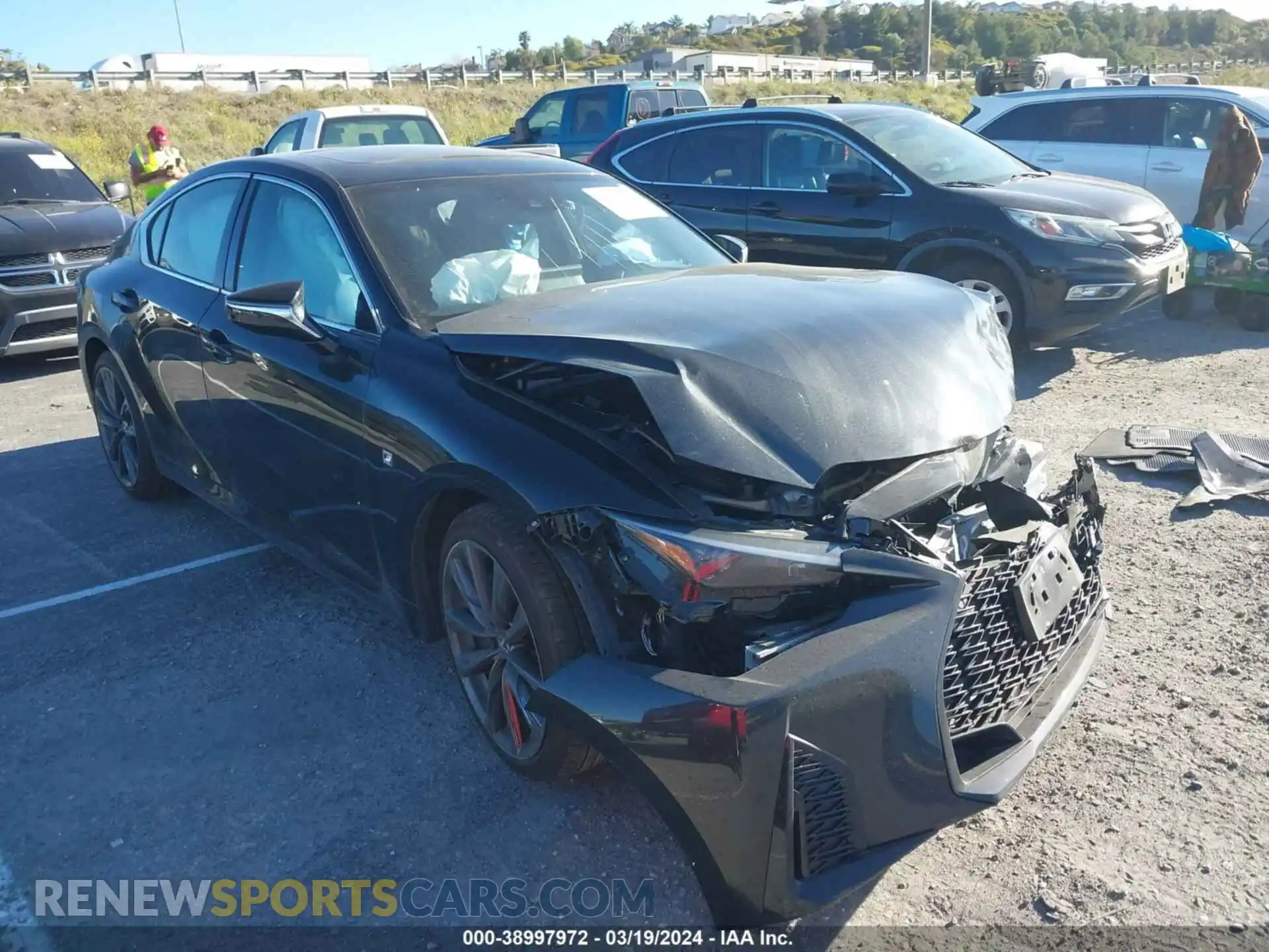 1 Photograph of a damaged car JTHGZ1B23P5071472 LEXUS IS 2023