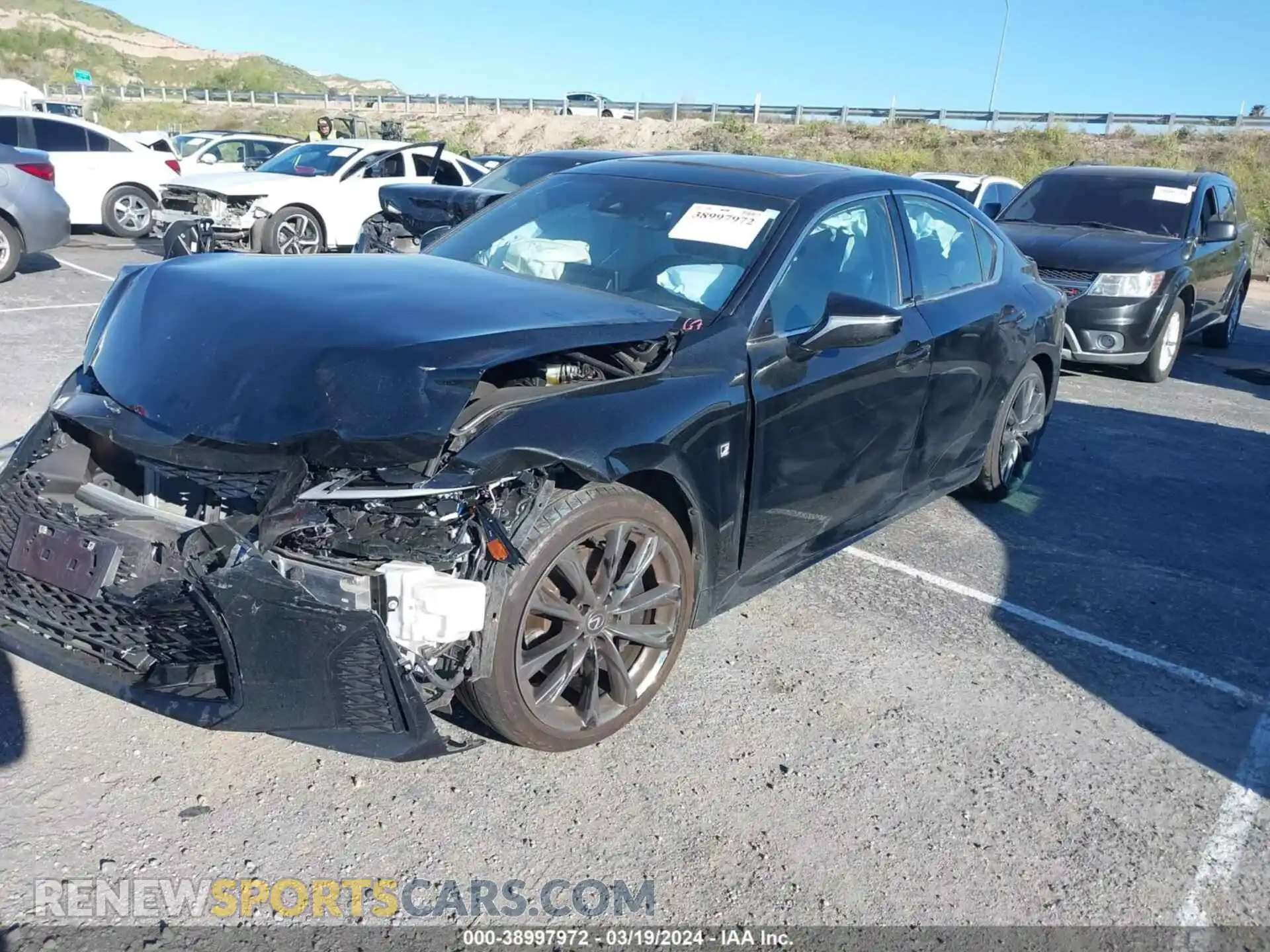 2 Photograph of a damaged car JTHGZ1B23P5071472 LEXUS IS 2023