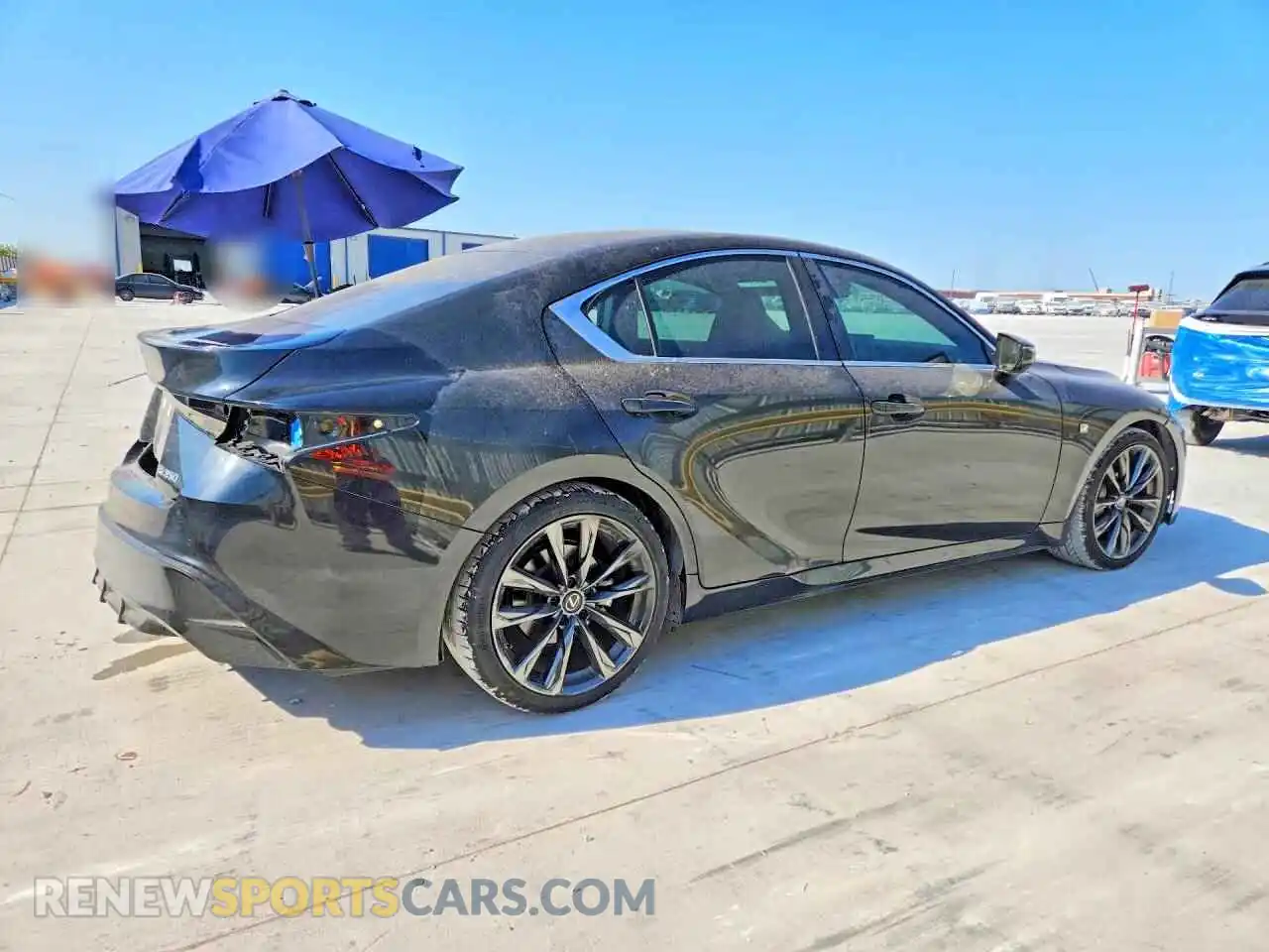 3 Фотография поврежденного автомобиля JTHGZ1B24P5061582 LEXUS IS 2023