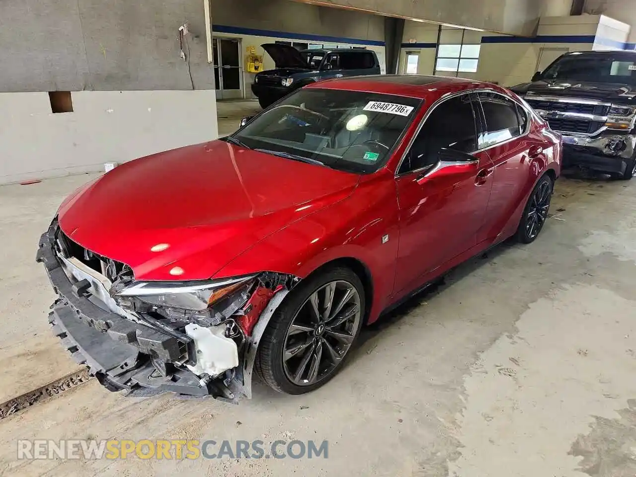1 Photograph of a damaged car JTHGZ1B25P5064555 LEXUS IS 2023
