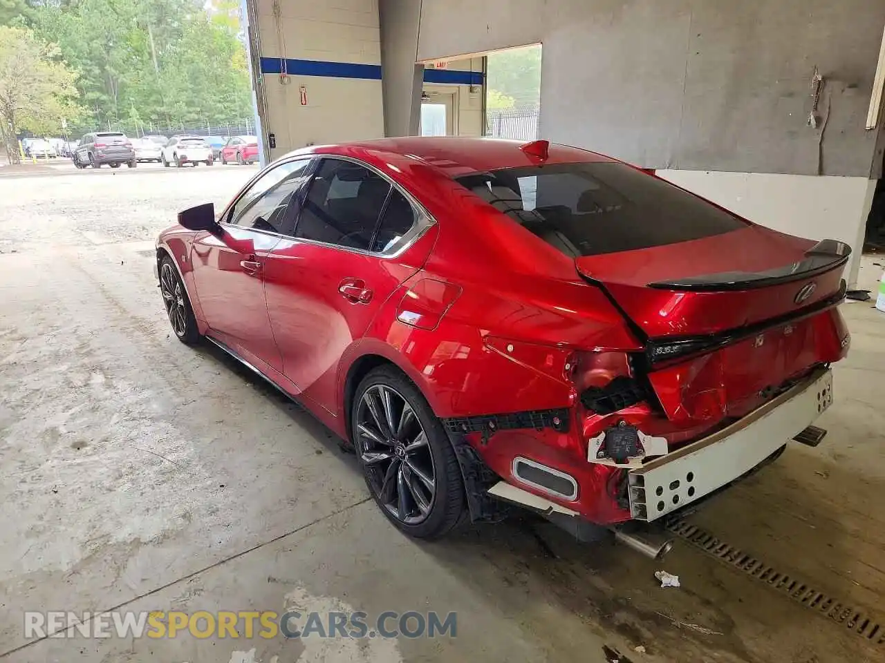 2 Photograph of a damaged car JTHGZ1B25P5064555 LEXUS IS 2023