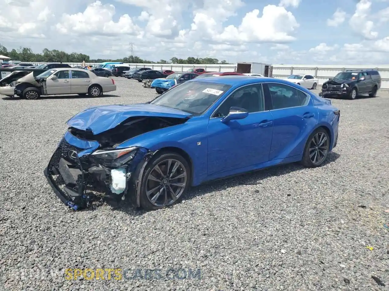 1 Photograph of a damaged car JTHGZ1B2XP5064518 LEXUS IS 2023