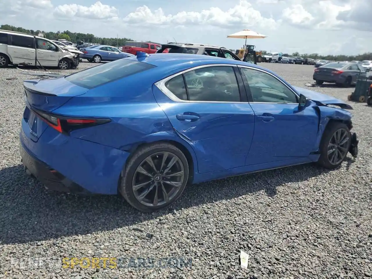 3 Photograph of a damaged car JTHGZ1B2XP5064518 LEXUS IS 2023