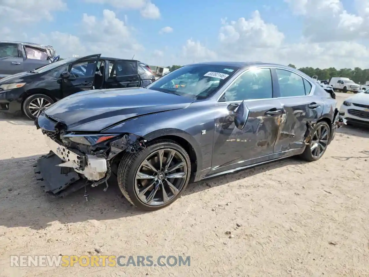 1 Photograph of a damaged car JTHGZ1E21P5030754 LEXUS IS 2023