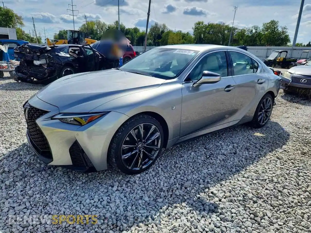 1 Photograph of a damaged car JTHGZ1E22P5029919 LEXUS IS 2023