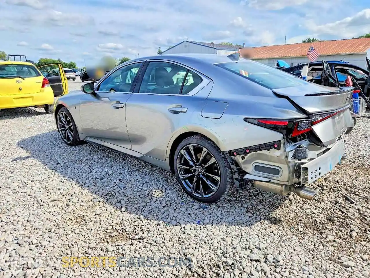 2 Photograph of a damaged car JTHGZ1E22P5029919 LEXUS IS 2023
