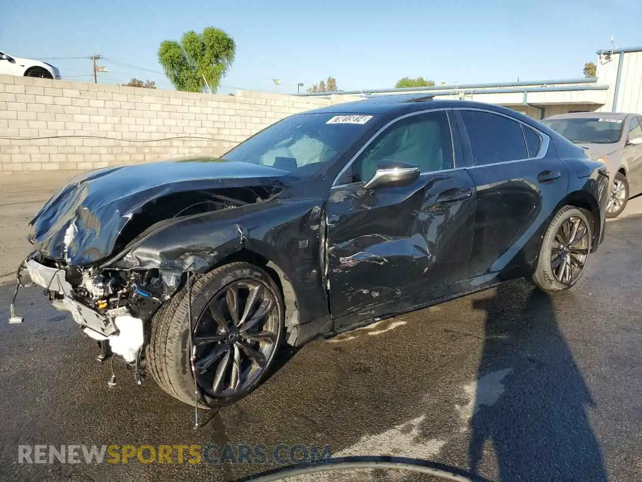 1 Photograph of a damaged car JTHB81F20R5053148 LEXUS IS 2024